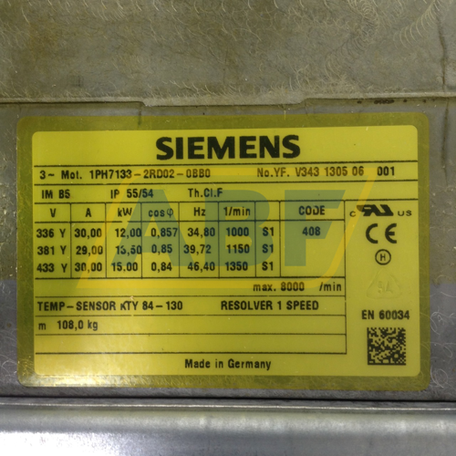 1PH7133-2RD02-0BB0 Siemens
