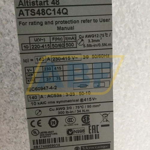 ATS48C14Q Schneider Electric