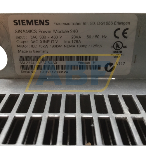 6SL3224-0BE37-5UA0 Siemens