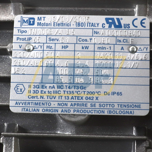 TN100B/4B5 MT Motori Elettrici