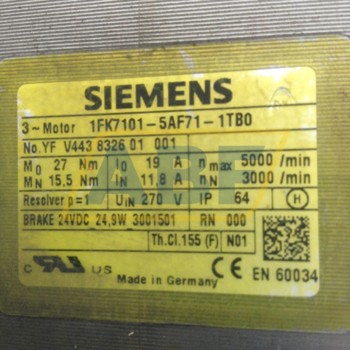1FK7101-5AF71-1TB0 Siemens