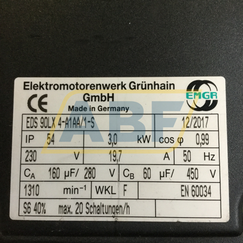 EDS90LX4-A1AA/1-S-B14 EMGR Elektromotoren Grünhain