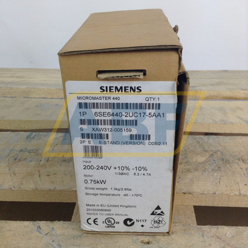 6SE6440-2UC17-5AA1 Siemens