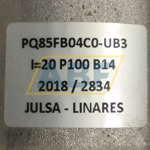 PQ85FB04C0-UB3-B14I20 Hydro-Mec