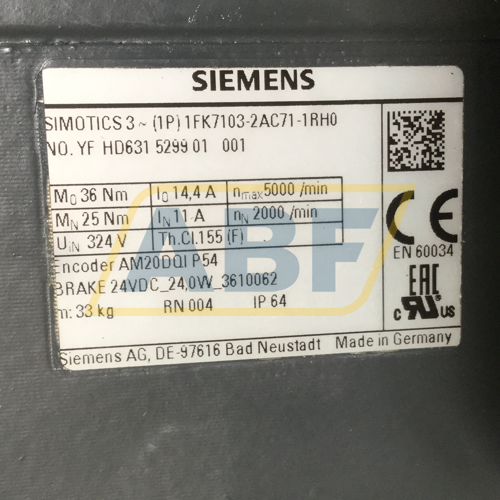 1FK7103-2AC71-1RH0 Siemens