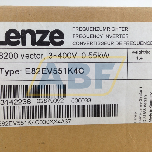 E82EV551K4C Lenze