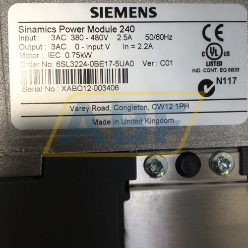 6SL3224-0BE17-5UA0 Siemens