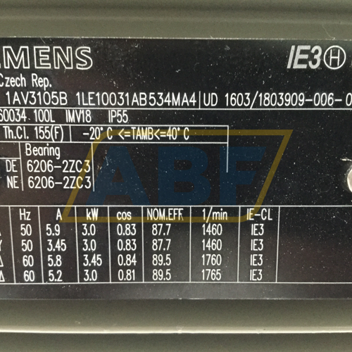 1LE1003-1AB53-4MA4 Siemens