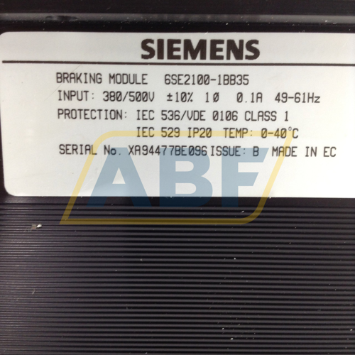 6SE2100-1BB35 Siemens