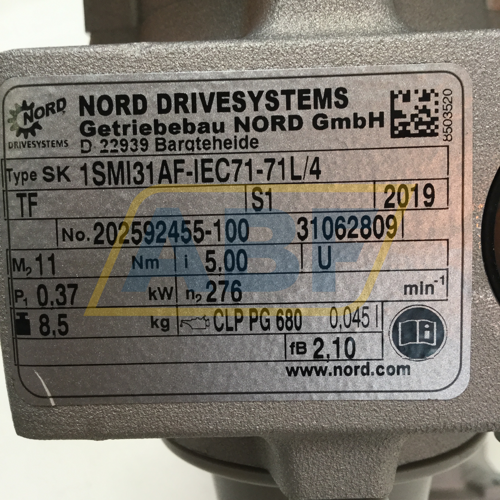1SMI31AF-IEC71-71L/4 Nord Drive Systems