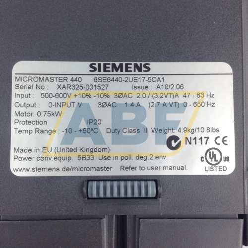 6SE6440-2UE17-5CA1 Siemens