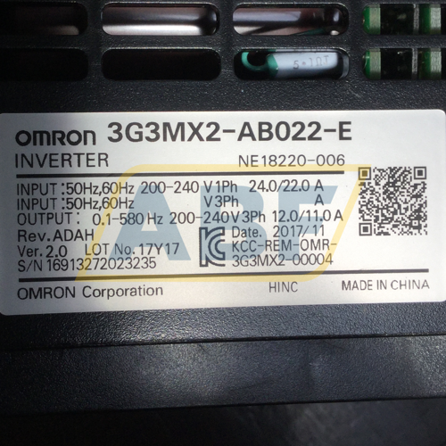 3G3MX2-AB022-E Omron