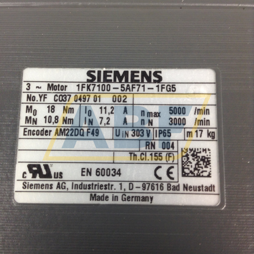 1FK7100-5AF71-1FG5 Siemens