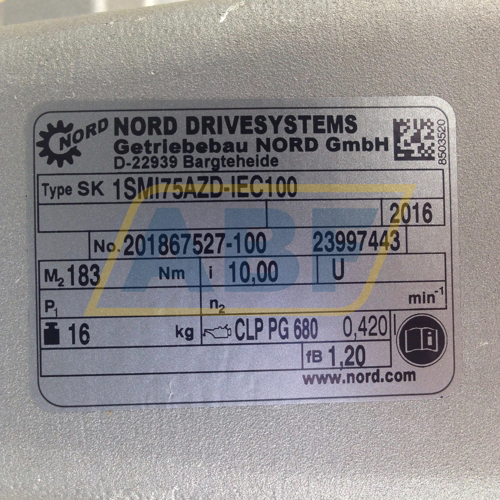 SK1SMI75ZD-IEC100/10 Nord Drive Systems • ABF Store