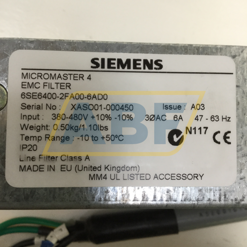 6SE6400-2FA00-6AD0 Siemens