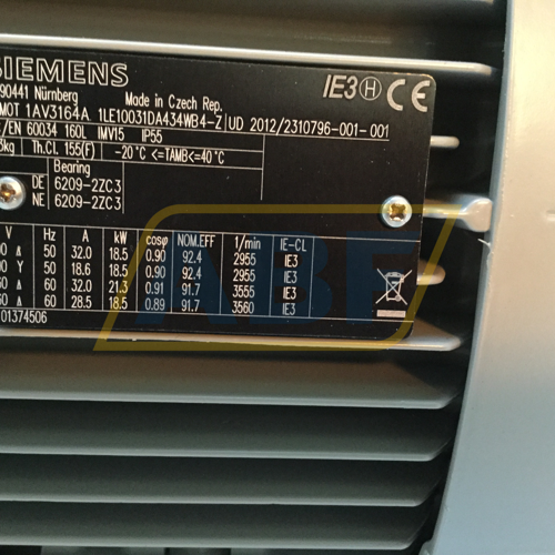 1LE1003-1DA43-4WB4-Z B07+​H01+​L20+ Siemens