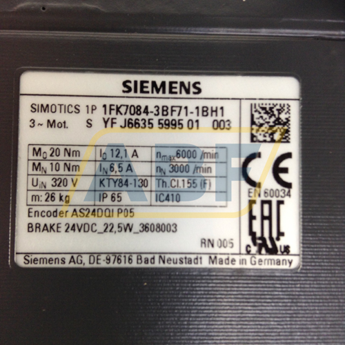1FK7084-3BF71-1BH1 Siemens
