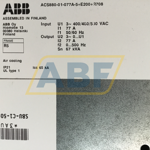 ACS880-01-077A-5+E200+R708 ABB