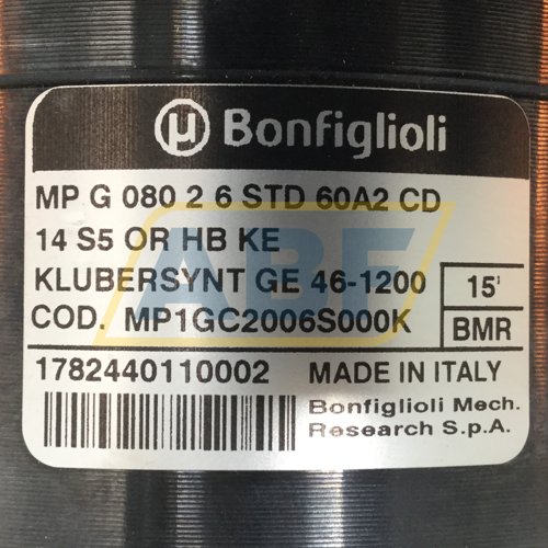 MP G 080 2 6 STD 60A2 CD 14 S5 OR HB KE Bonfiglioli