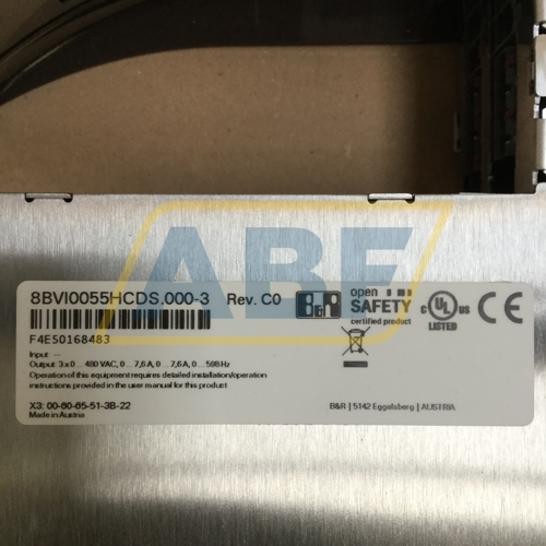 8BVI0055HCDS.000-3 B&R Automation