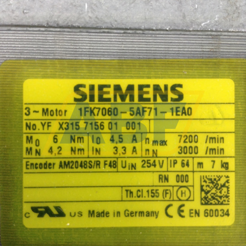 1FK7060-5AF71-1EA0 Siemens