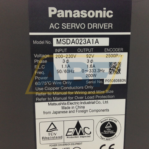 MSDA023A1A Panasonic