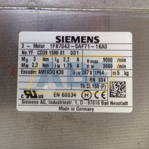 1FK7042-5AF71-1KA0 Siemens