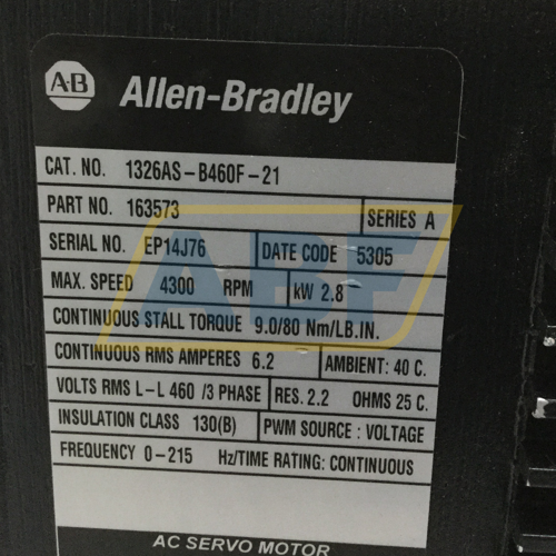 1326AS-B460F-21-A Allen Bradley