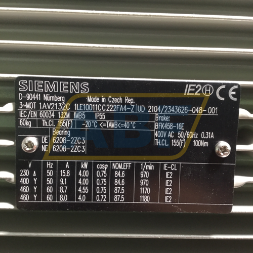 1LE1001-1CC22-2FA4-Z F01+F12 Siemens