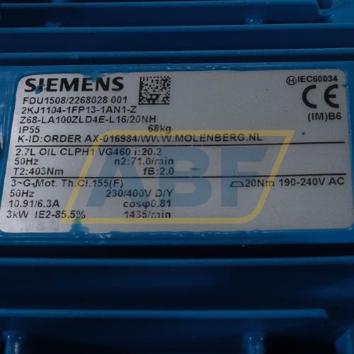 2KJ1104-1FP13-1AN1-Z Siemens