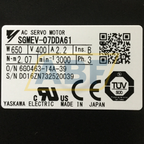 SGMEV-07DDA61 Yaskawa