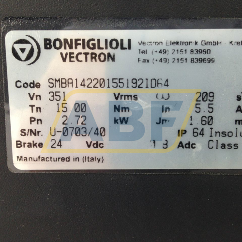 SMBA14220155192ID64 Bonfiglioli