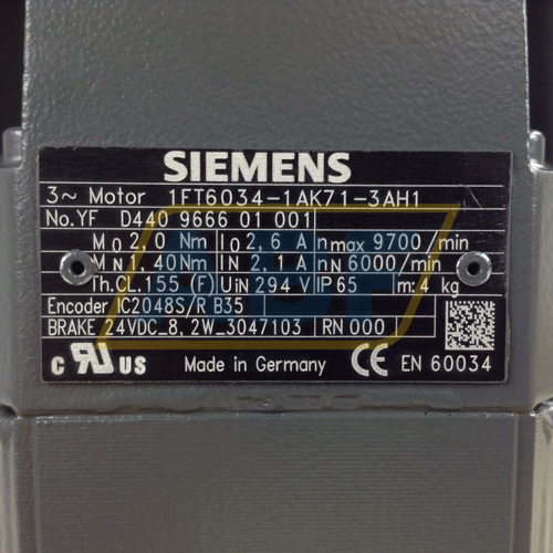 1FT6034-1AK71-3AH1 Siemens