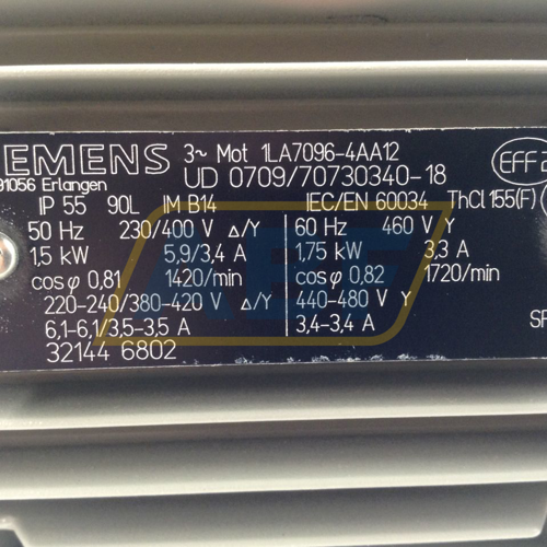 1LA7096-4AA12 Siemens