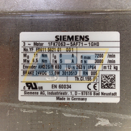 1FK7063-5AF71-1GH0 Siemens