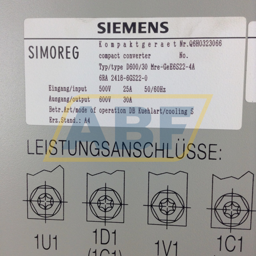 6RA2418-6GS22-0 Siemens