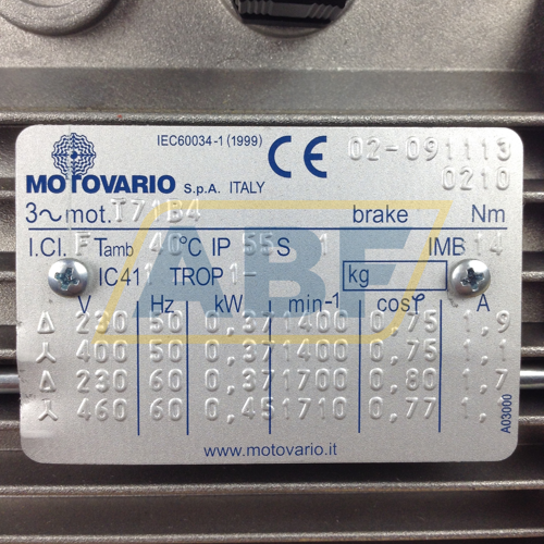 NMRV050I50-T71B4B14 Motovario