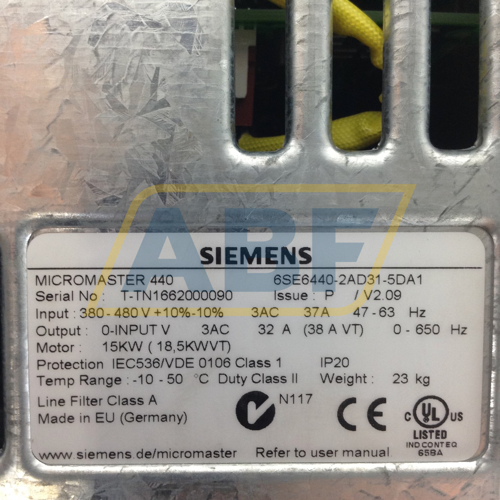 6SE6440-2AD31-5DA1 Siemens