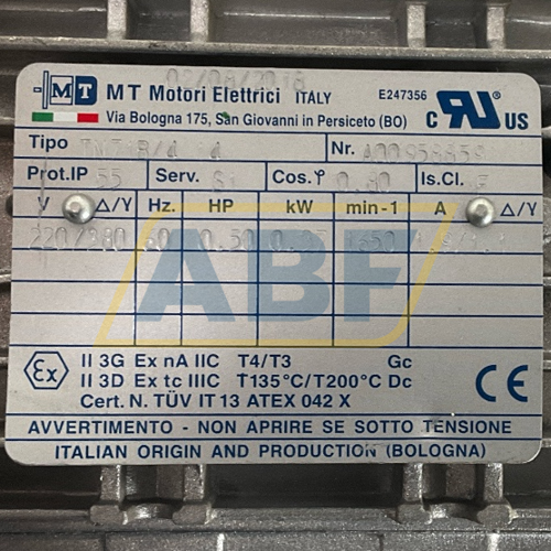 TN71B/4-B14 MT Motori Elettrici