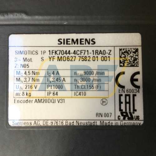 1FK7044-4CF71-1RA0-Z Siemens
