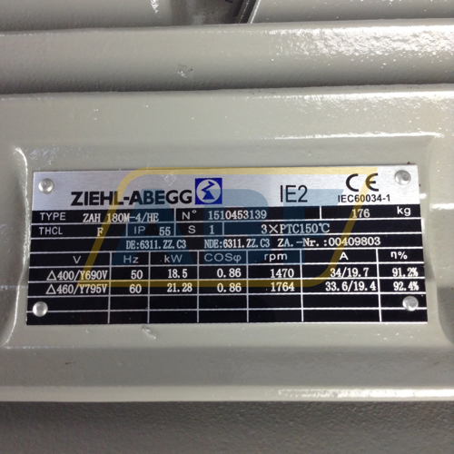 ZAH180M-4/HE-B3 Ziehl-Abegg • ABF Store
