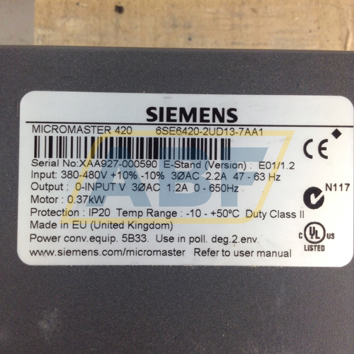 6SE6420-2UD13-7AA1 Siemens