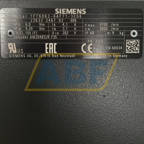 1FT6062-6AF71-3EG6 Siemens
