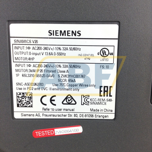 6SL3210-5BB23-0AV0 Siemens
