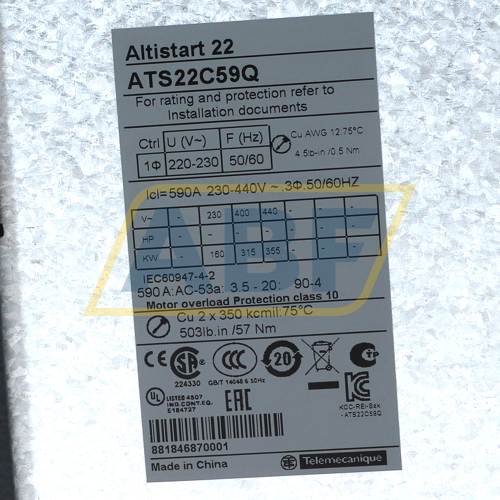 ATS22C59Q Schneider Electric